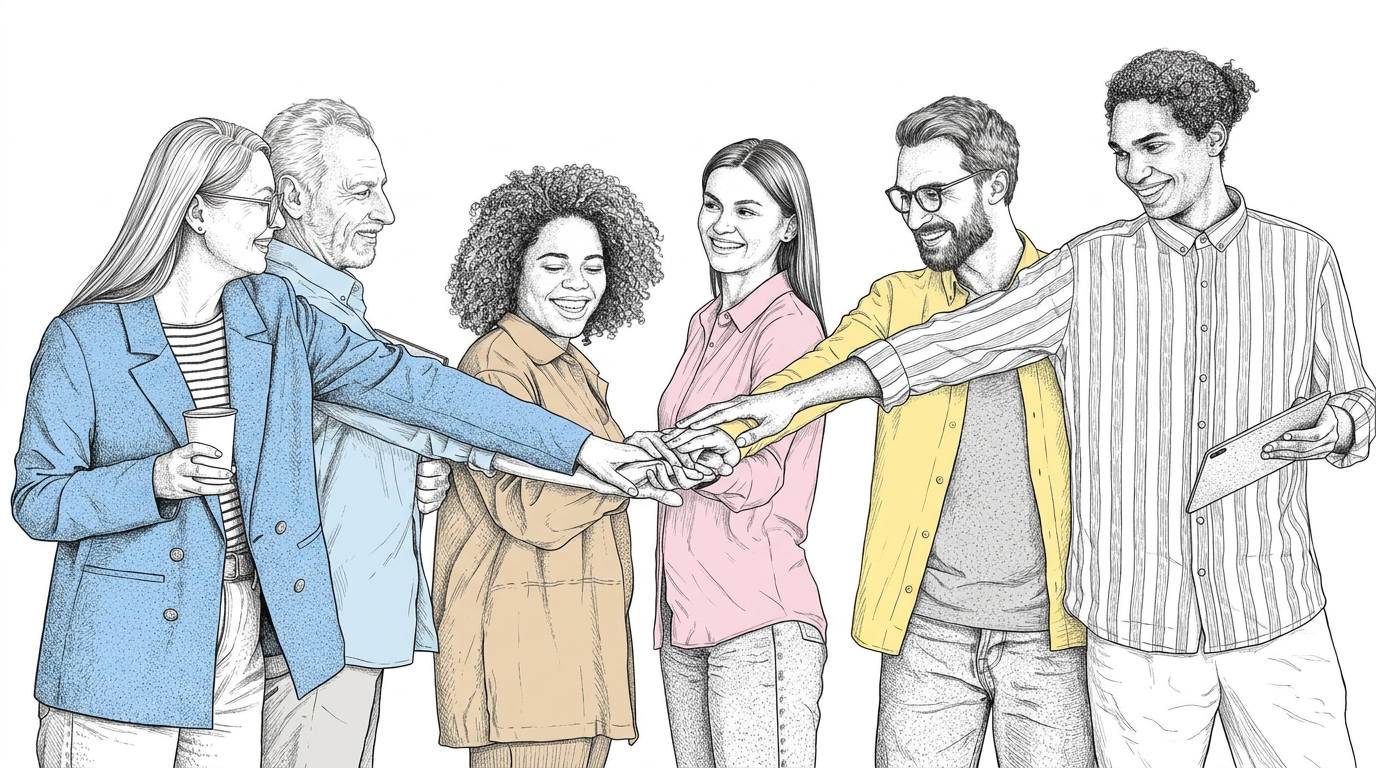 Equipe analisando dados de seguros